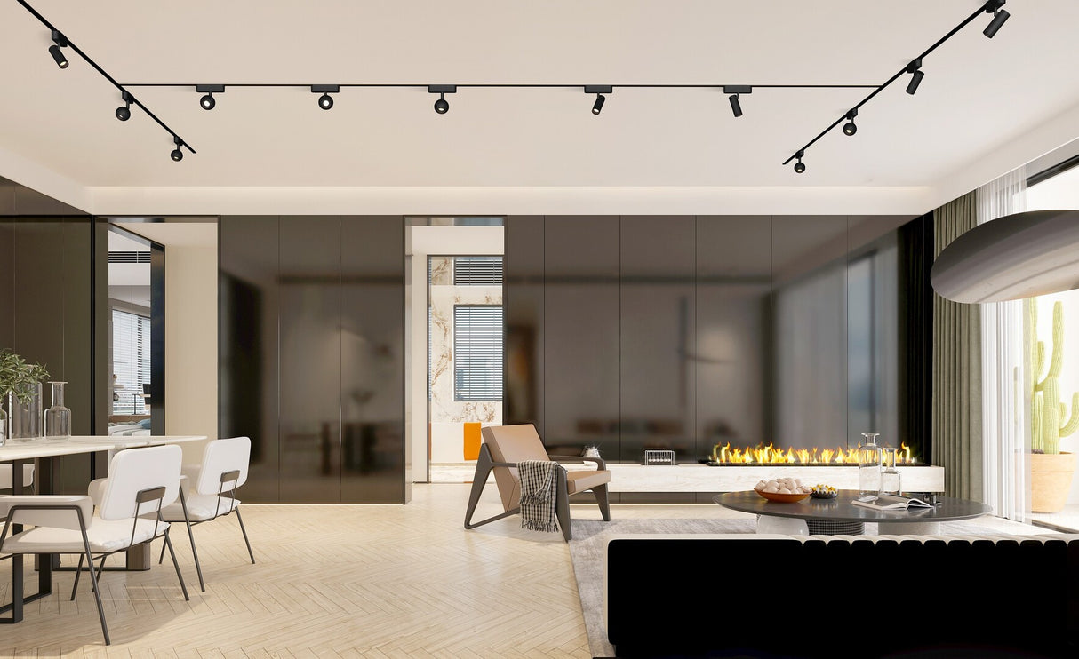 Spot Litrack 03V, negru, 5W, 330 lumeni, aluminiu, dimabil, WIFI, Rabalux 70125