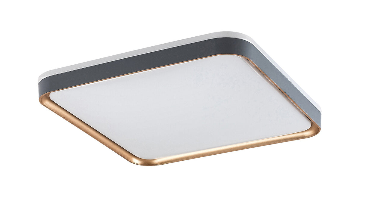 Plafoniera LED Liatris, gri/auriu, 26W, 1450lm, 3000K, IP20, Rabalux, 71029