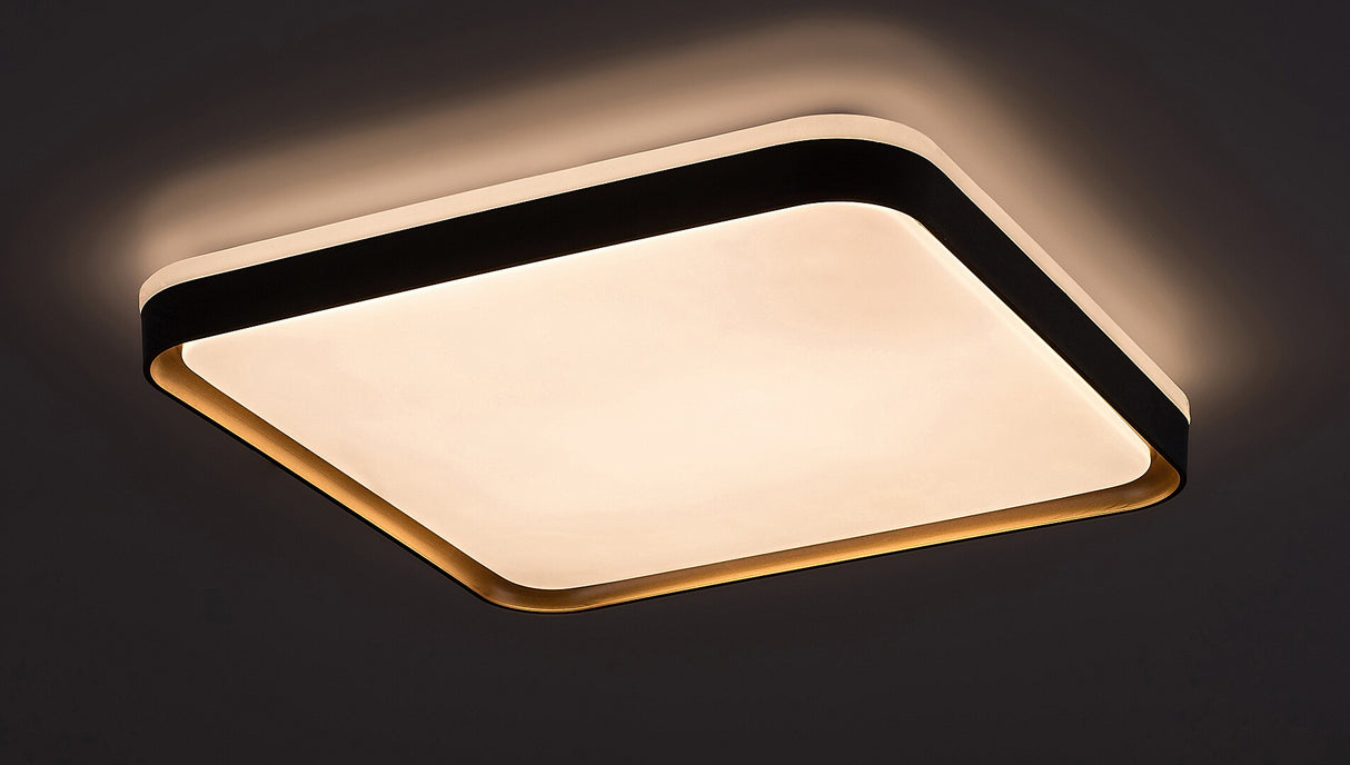 Plafoniera LED Liatris, gri/auriu, 26W, 1450lm, 3000K, IP20, Rabalux, 71029