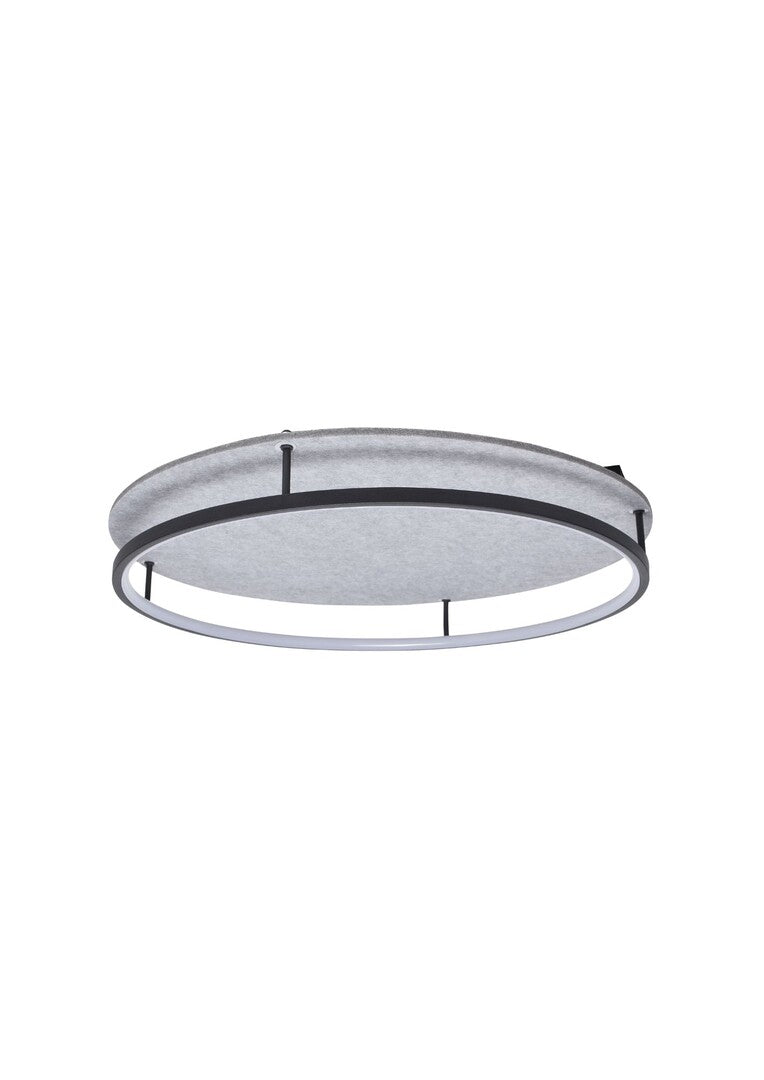 Plafoniera LED Farenzo, negru/gri, 40W, 2000lm, 3000K/4000K, IP20, Rabalux, 71033