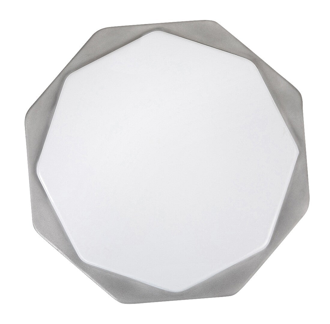 Plafoniera LED Dettora, gri, 18W, 1150lm, 3000K-4000K-6000K, telecomanda, D.37cm, IP20, Rabalux, 71046