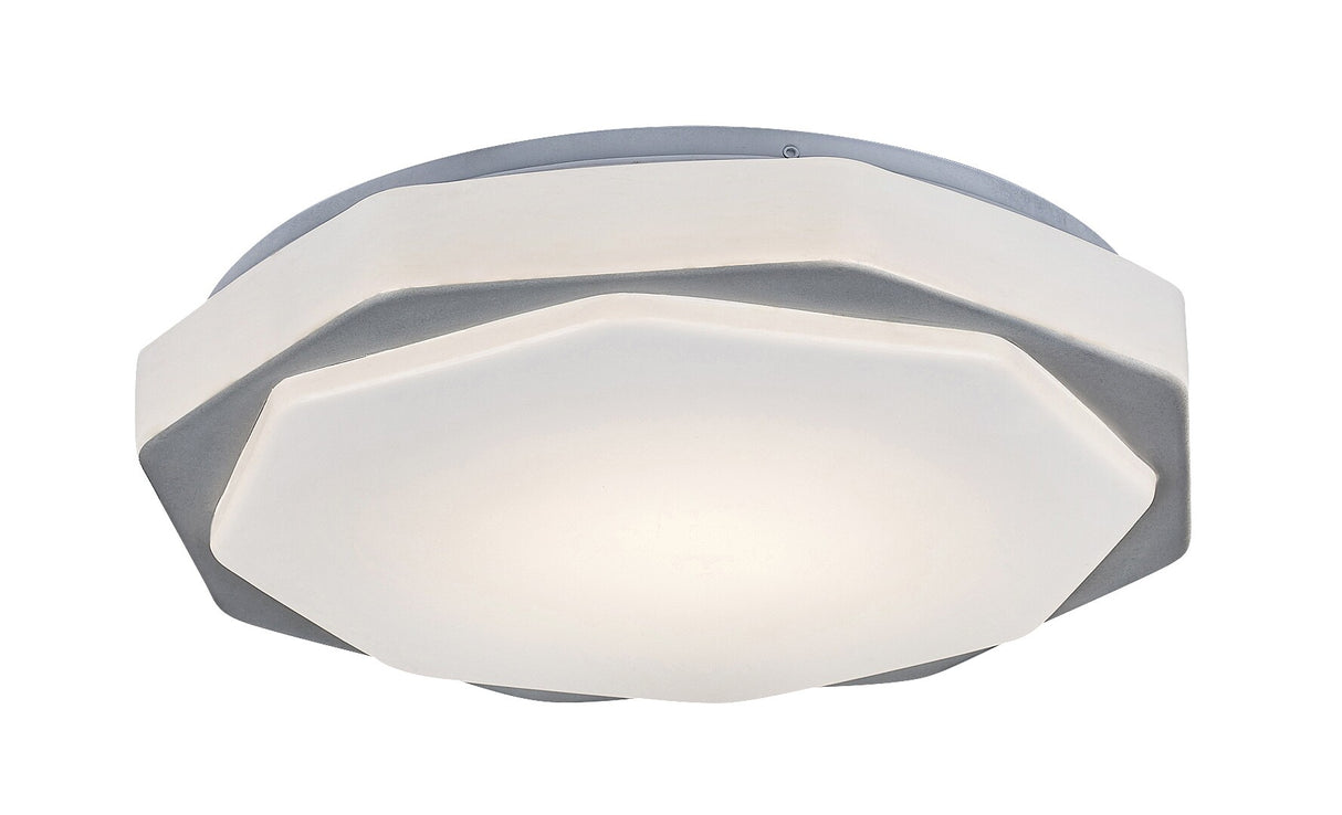 Plafoniera LED Dettora, gri, 18W, 1150lm, 3000K-4000K-6000K, telecomanda, D.37cm, IP20, Rabalux, 71046