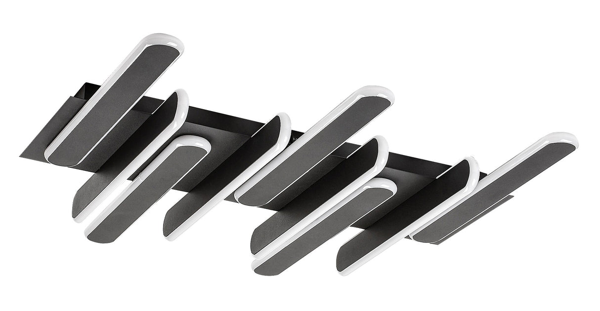 Plafoniera LED Sindri, negru, 46W, 2500lm, 3000K/4000K, IP20, Rabalux, 71049