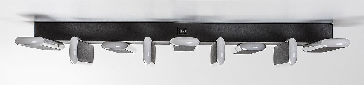 Plafoniera LED Sindri, negru, 46W, 2500lm, 3000K/4000K, IP20, Rabalux, 71049