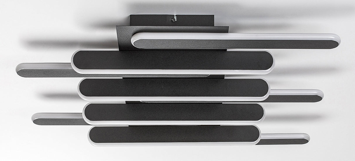 Plafoniera LED Sindri, negru, 46W, 2500lm, 3000K/4000K, IP20, Rabalux, 71049