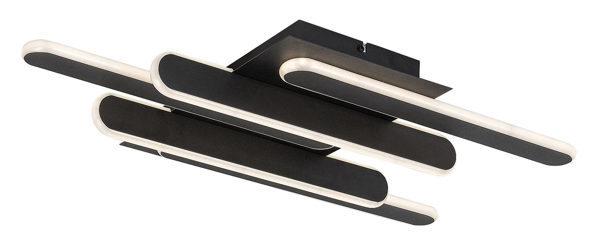 Plafoniera LED Sindri, negru, 36W, 1900lm, 3000K/4000K, IP20, Rabalux, 71050