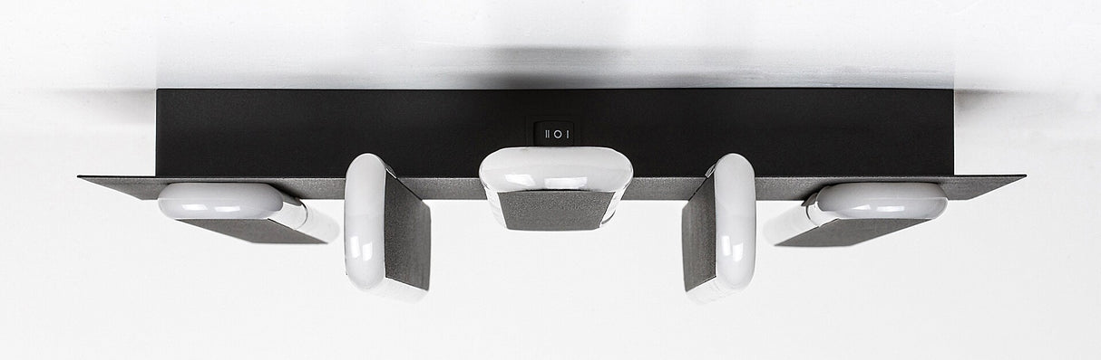 Plafoniera LED Sindri, negru, 36W, 1900lm, 3000K/4000K, IP20, Rabalux, 71050