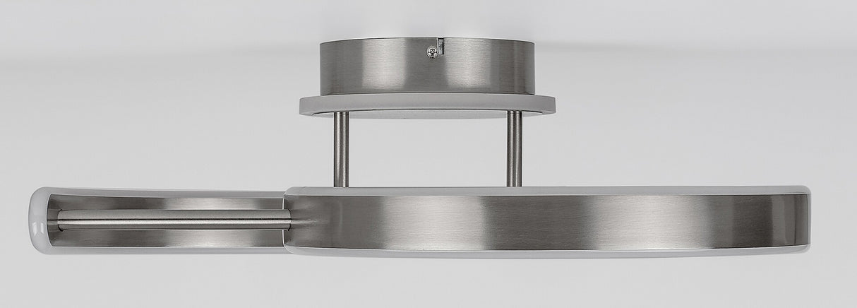 Plafoniera LED Jarnelle, crom satin, 30W, 2150lm, 3000K, IP20, Rabalux, 71052