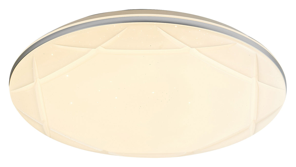 Plafoniera LED Oswald2, argintiu, 24W, 1800lm, 4000K, IP20, Rabalux, 71053