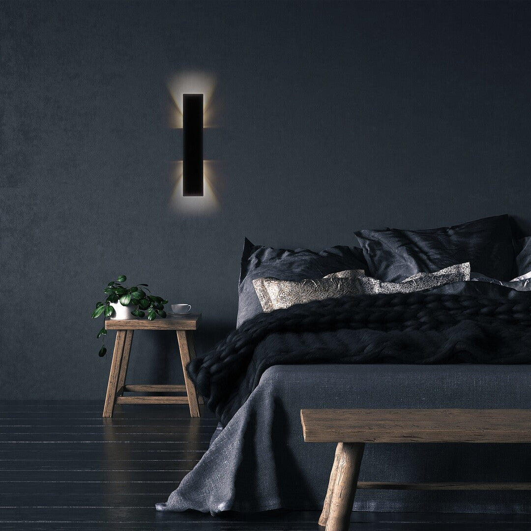 Aplica Ampel, negru, LED, 6W, 470 lumeni, 3000K ,Rabalux 71057