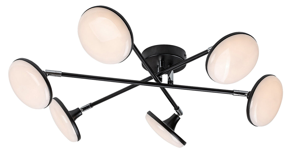 Plafoniera LED Madi, negru, 24W, 2350lm, 3000K, IP20, Rabalux, 71063