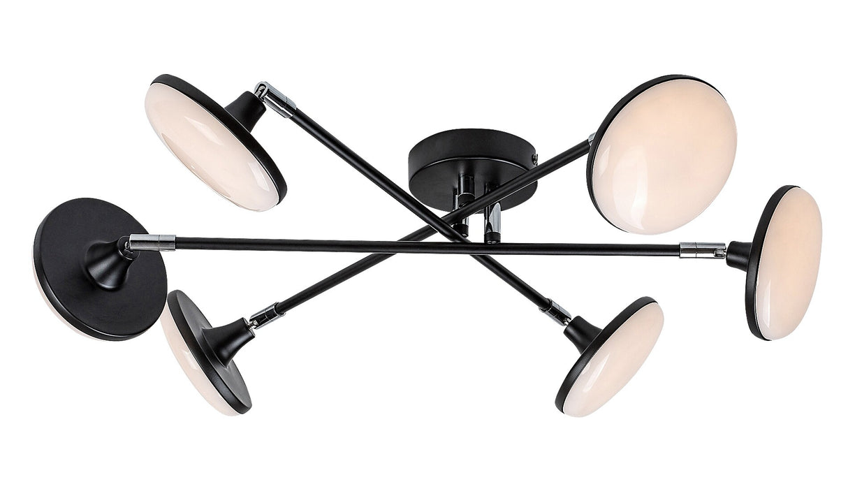 Plafoniera LED Madi, negru, 24W, 2350lm, 3000K, IP20, Rabalux, 71063