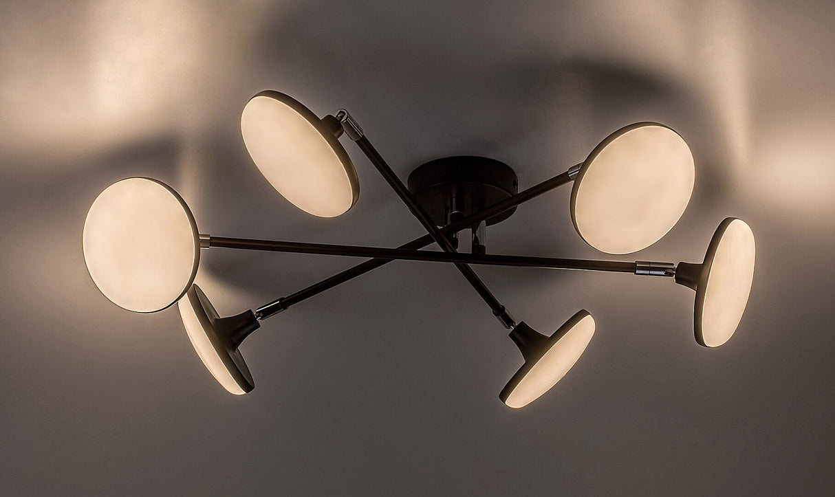 Plafoniera LED Madi, negru, 24W, 2350lm, 3000K, IP20, Rabalux, 71063