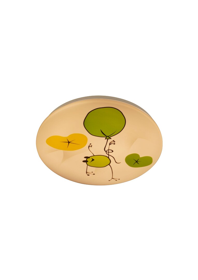 Plafoniera pentru copii Froggo, alb, LED 24W, 1440lm, 3000K, D.37.5,IP20, Rabalux, 71069