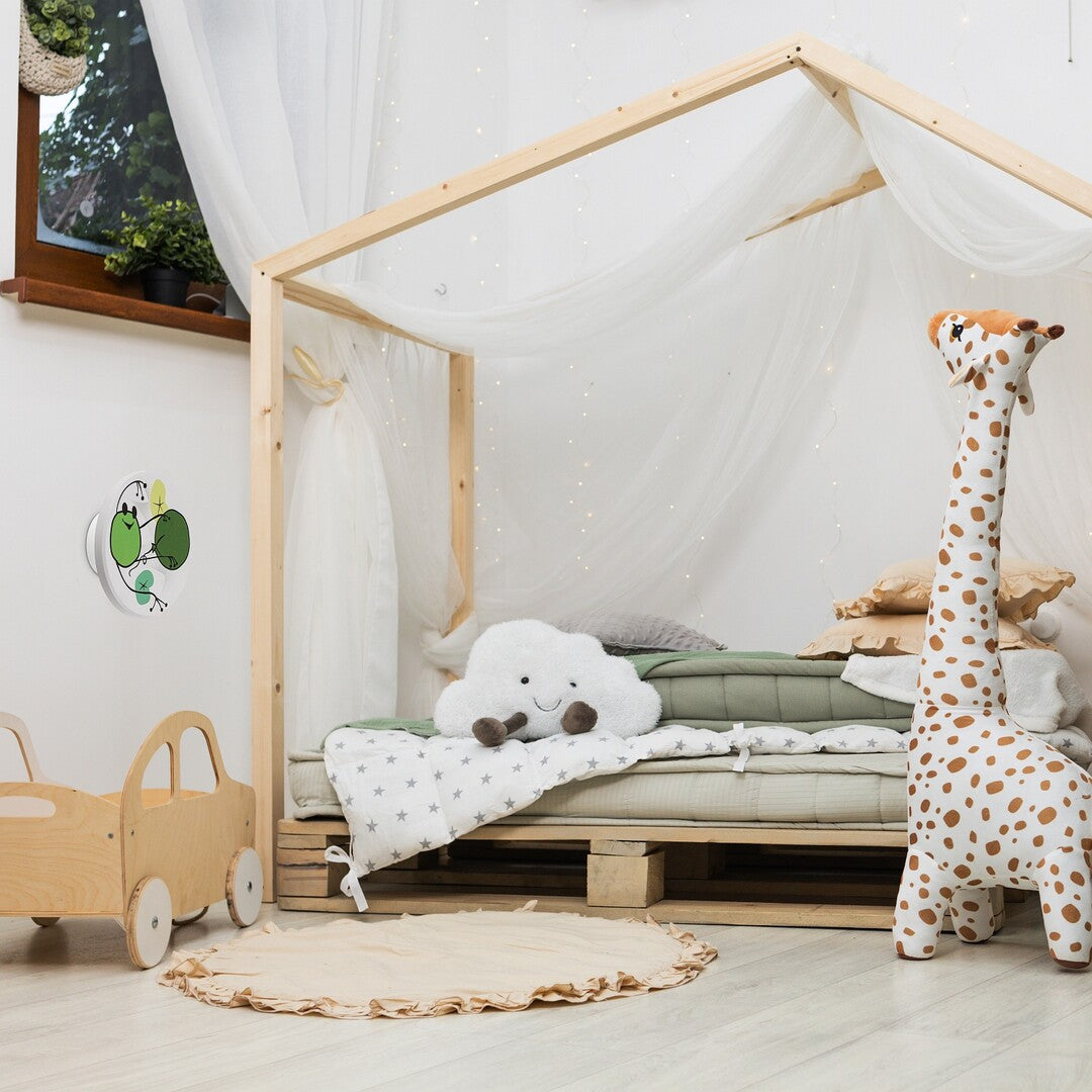 Aplica pentru copii Froggo, alb, LED 9W, 800lm, 3000, 4000, 6500K, D.12,IP20, Rabalux, 71070