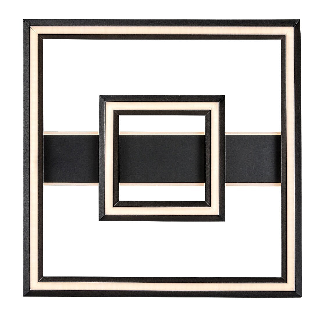 Plafoniera LED Sidona, negru, 48W, 2300lm,3000K, IP20, Rabalux, 71071