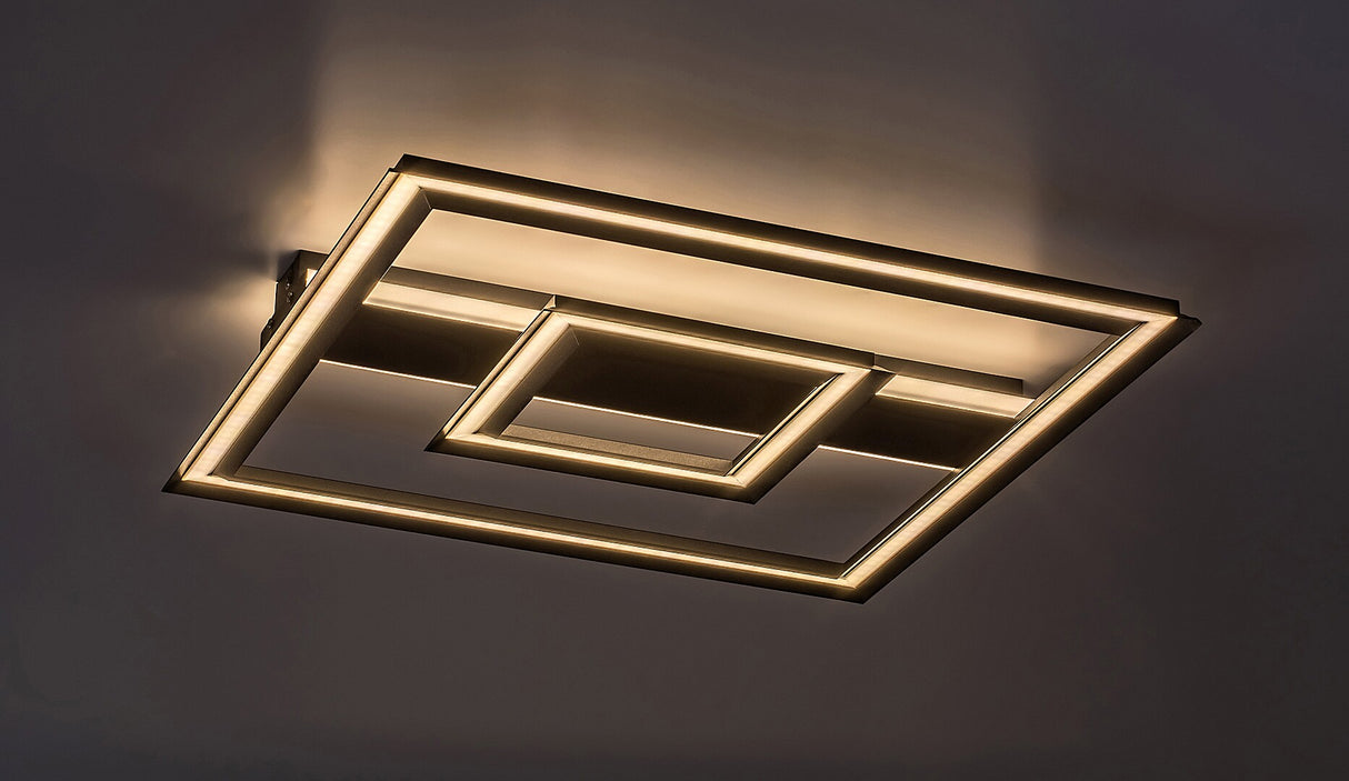 Plafoniera LED Sidona, negru, 48W, 2300lm,3000K, IP20, Rabalux, 71071