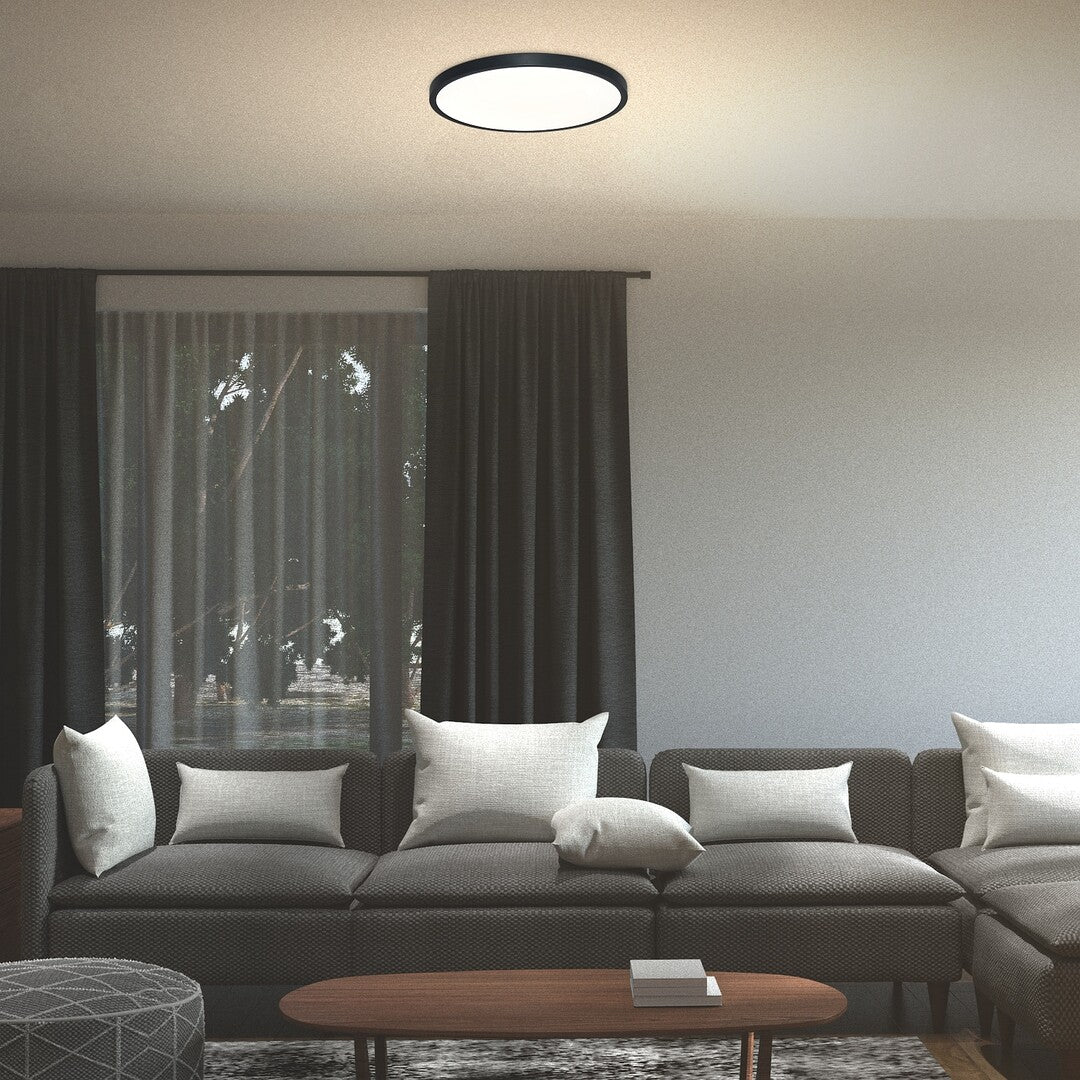 Plafoniera LED Paulos, negru, 48W, 3000lm, 4000K, IP20, Rabalux, 71074