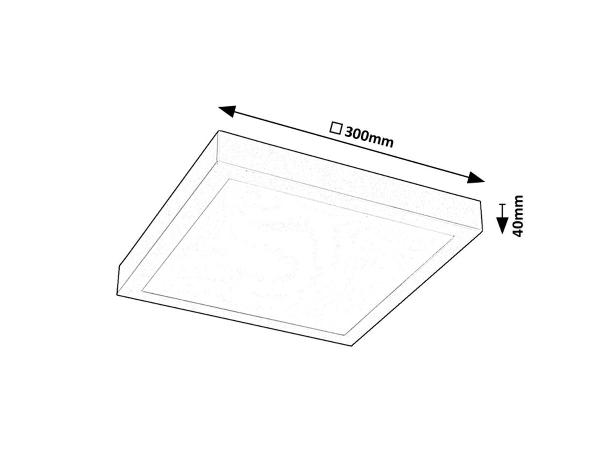 Plafoniera LED Damek2, alb, 18W, 1430lm, 4000K, D.30cm, IP20, Rabalux, 71076