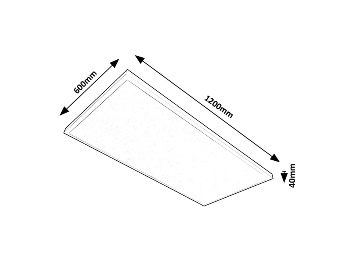 Plafoniera LED Damek 2, alb, 80W, 6150lm, 4000K, IP20, Rabalux, 71079