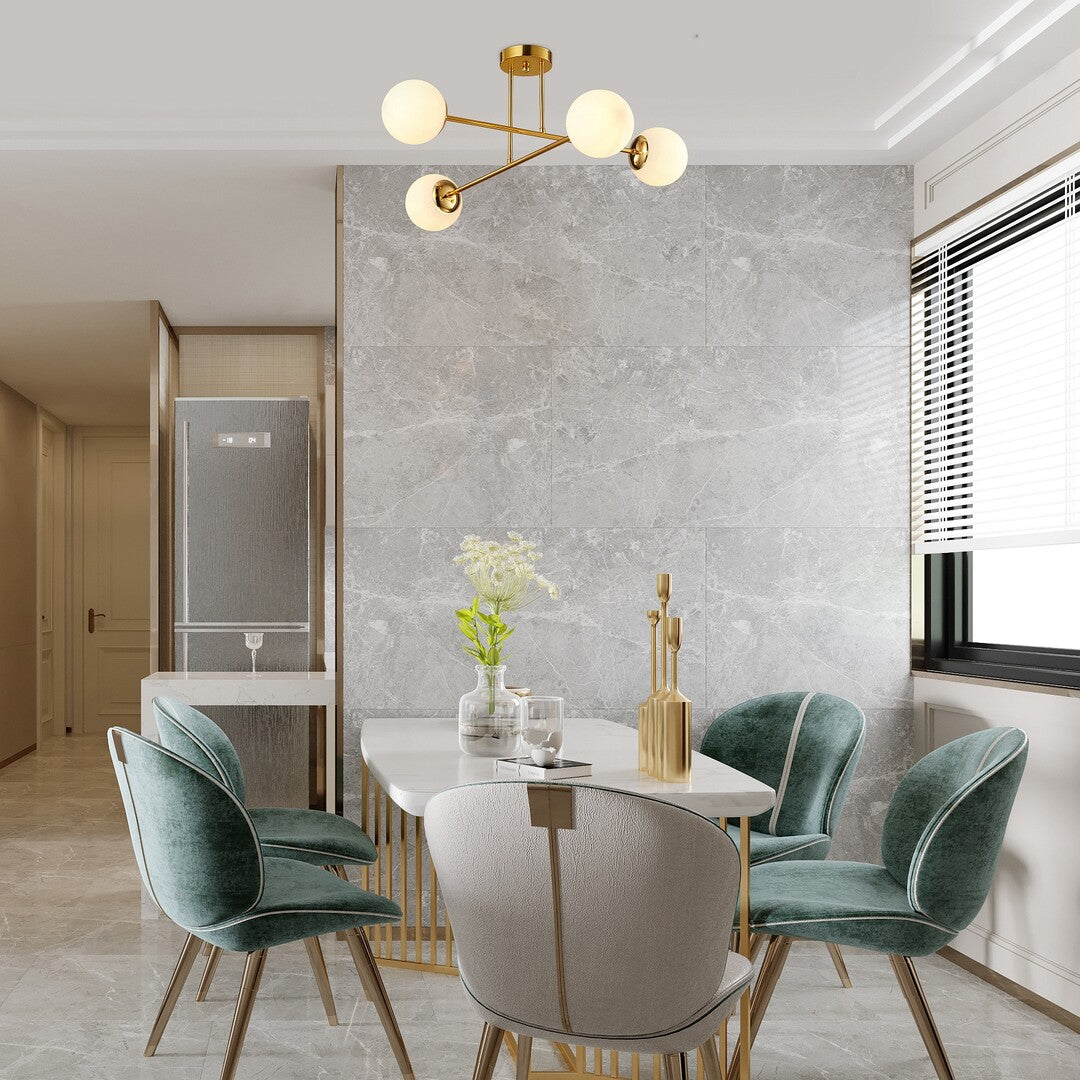 Plafoniera Kiara, auriu, 4xE27, L.77cm, IP20, Rabalux, 71082