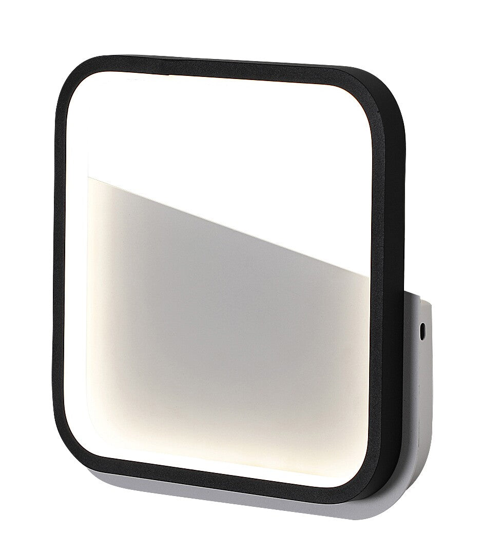 Aplica Razzi, negru, LED, 13W, 670 lumeni, 4000K, 26x26 cm, Rabalux 71086