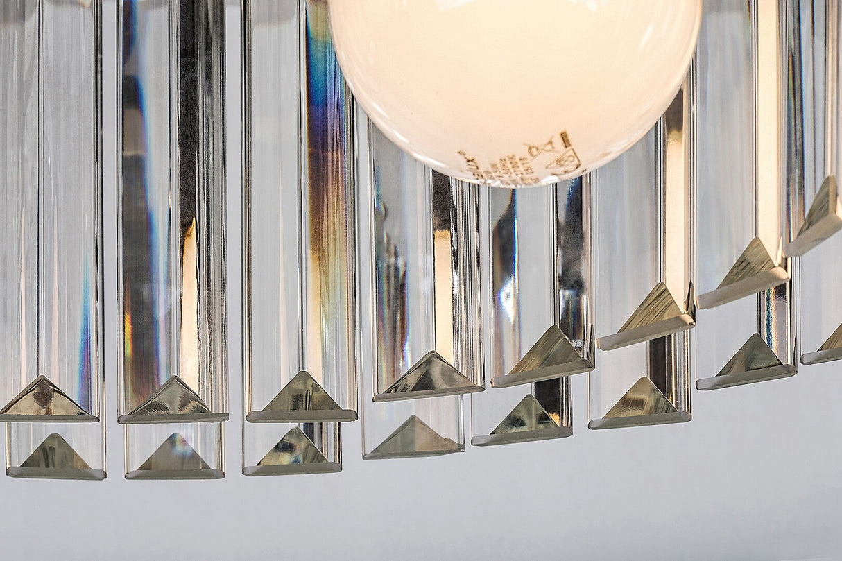 Plafoniera Eloisa, negru+sticla transparenta, 3xE27, IP20, Rabalux, 71093