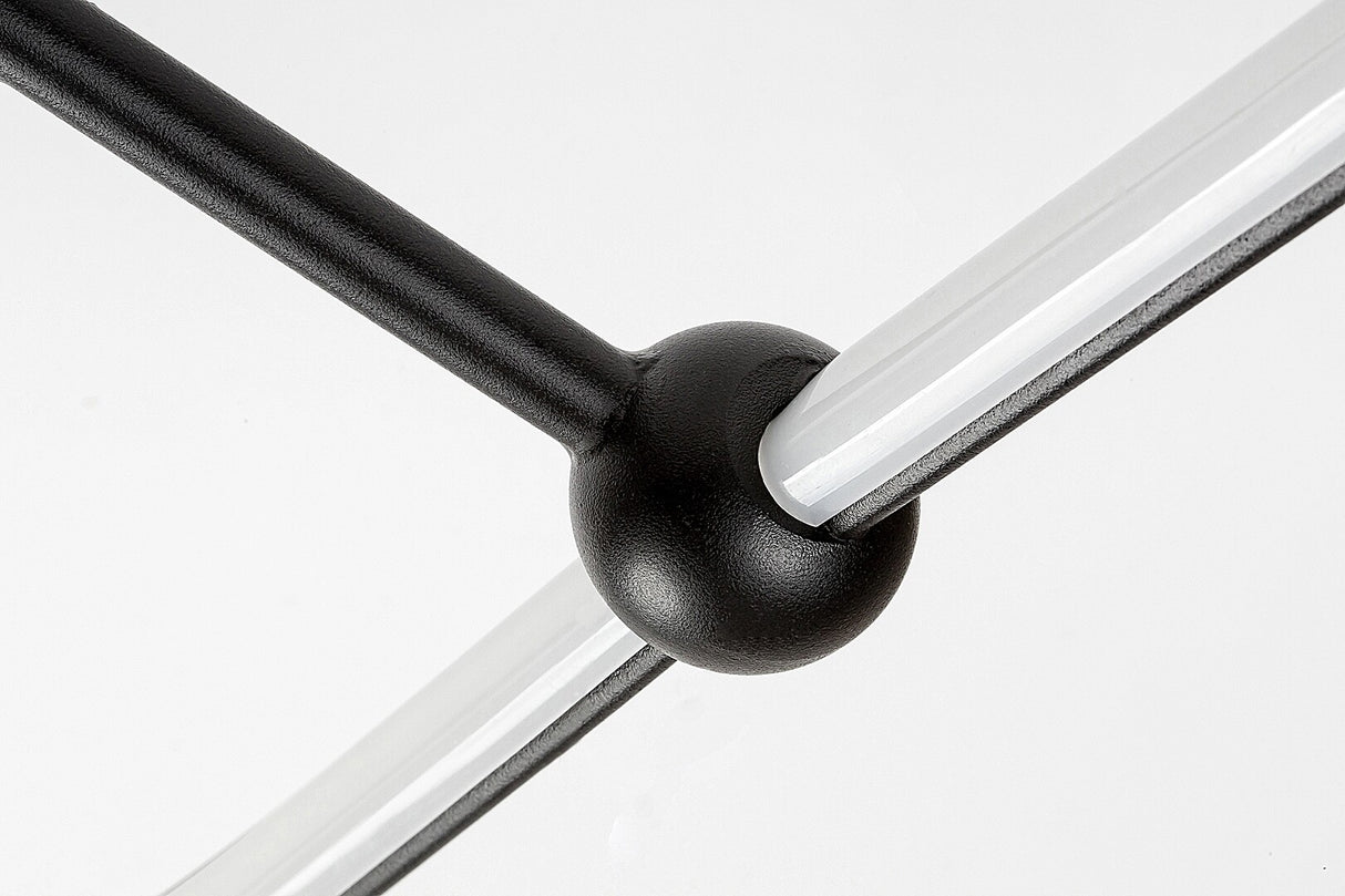 Plafoniera LED Mirossi, negru mat, 38W, 2240lm, 4000K, L.63cm, IP20, Rabalux, 71094