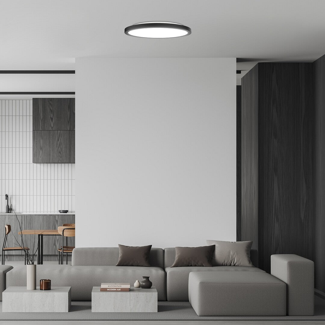 Plafoniera LED Gonzalo, negru, 36W, 3000K/4000K/6000K, IP20, Rabalux, 71097