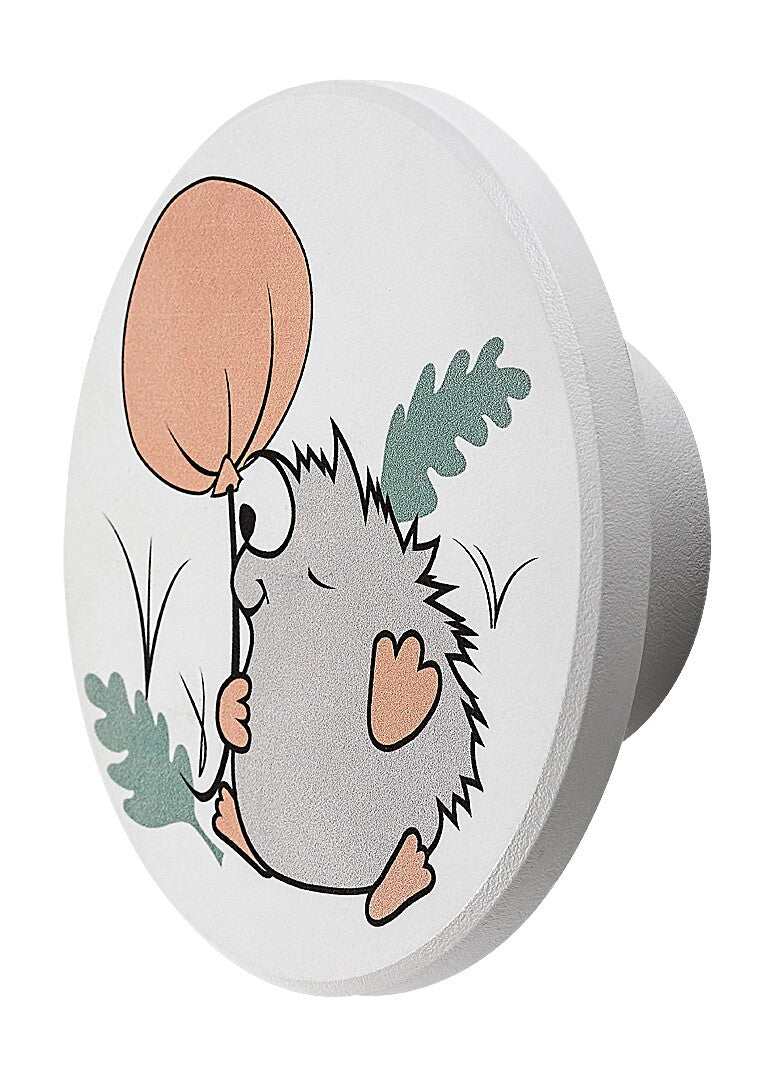 Aplica pentru copii Hedgy, alb, LED 9W, 800lm, 3000, 4000, 6500K, D.12,IP20, Rabalux, 71099