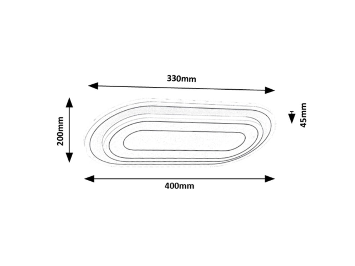 Plafoniera LED Prue, alb, 40W, 2460lm, 3000K+6000K, IP20, Rabalux, 71110