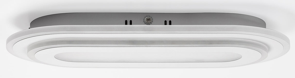 Plafoniera LED Prue, alb, 40W, 2460lm, 3000K+6000K, IP20, Rabalux, 71110