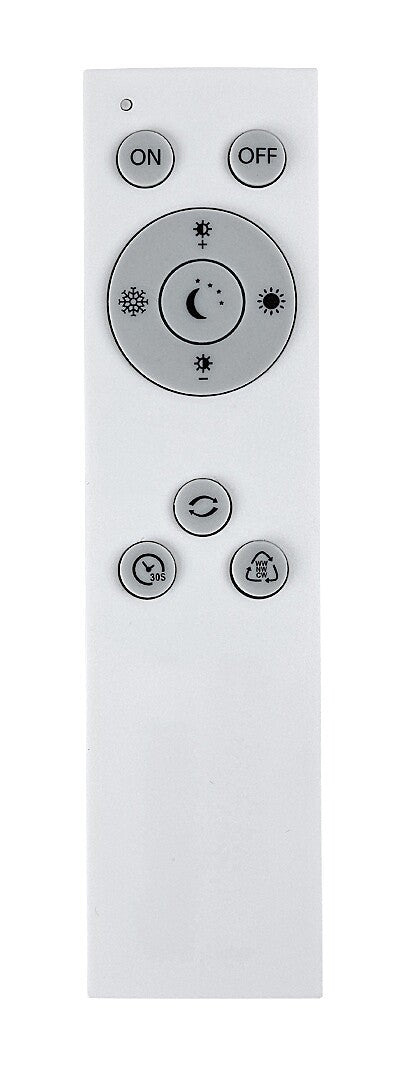 Plafoniera LED Nilin, negru, 48W, 3400lm, 3000K-4000K-6500K, telecomanda, D.49cm, IP20, Rabalux, 71140