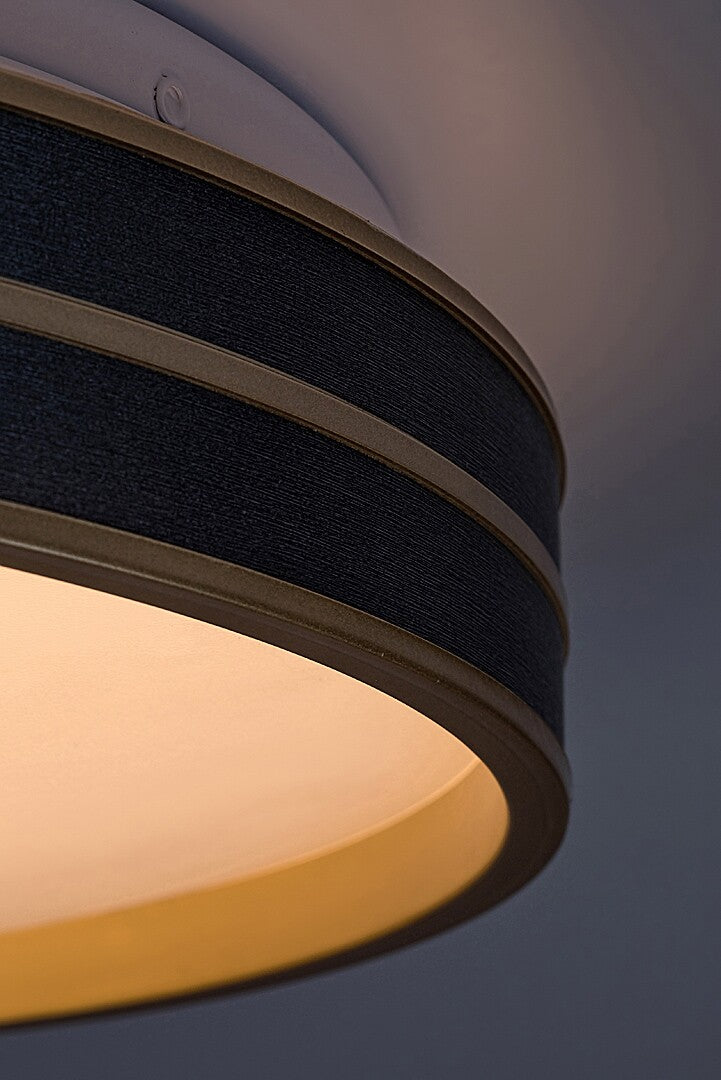 Plafoniera LED Gandor, negru/auriu, 24W, 1850lm, 3000K-6500K, telecomanda, D.39 cm, IP20, Rabalux, 71141