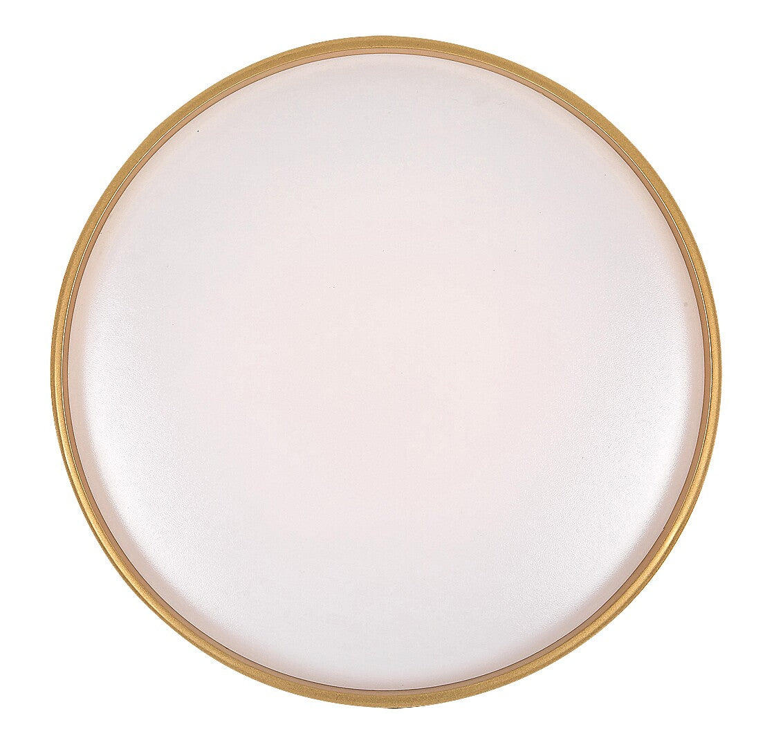 Plafoniera LED Gandor, negru/auriu, 24W, 1850lm, 3000K-6500K, telecomanda, D.39 cm, IP20, Rabalux, 71141