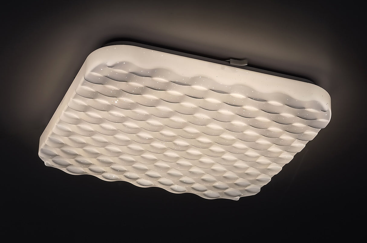 Plafoniera LED Eldrick 2, alb, 24W, 1900lm, 4000K, IP20, Rabalux, 71150