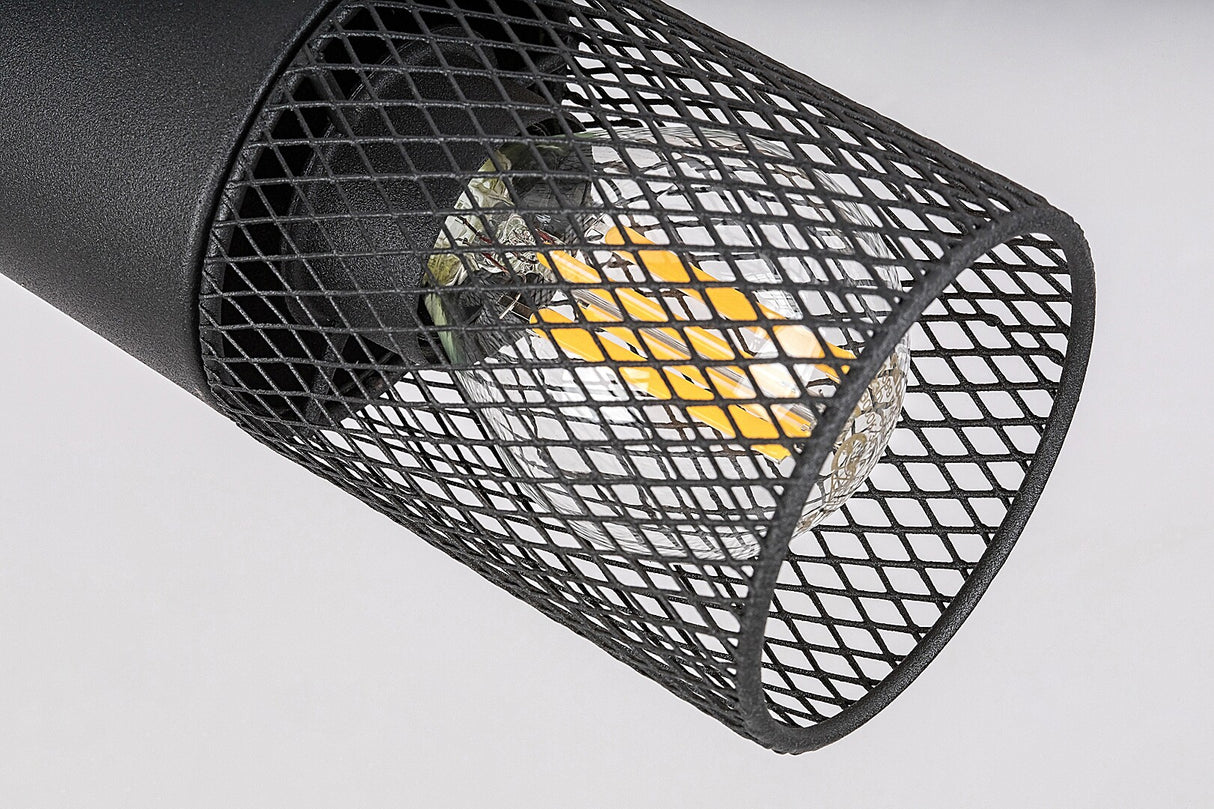 Plafoniera Metta, negru mat, 3xE14, L.41 cm, IP20, Rabalux, 71153