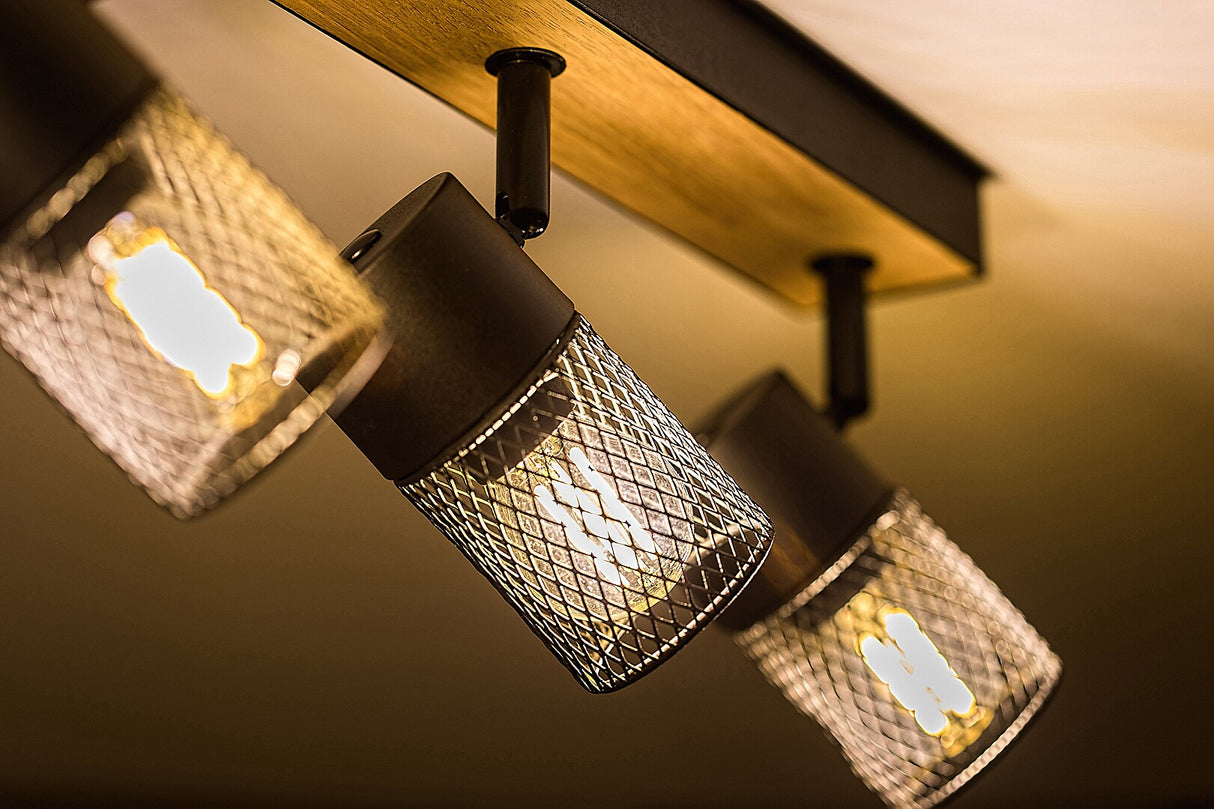 Plafoniera Metta, negru mat, 4xE14, IP20, Rabalux ,71154