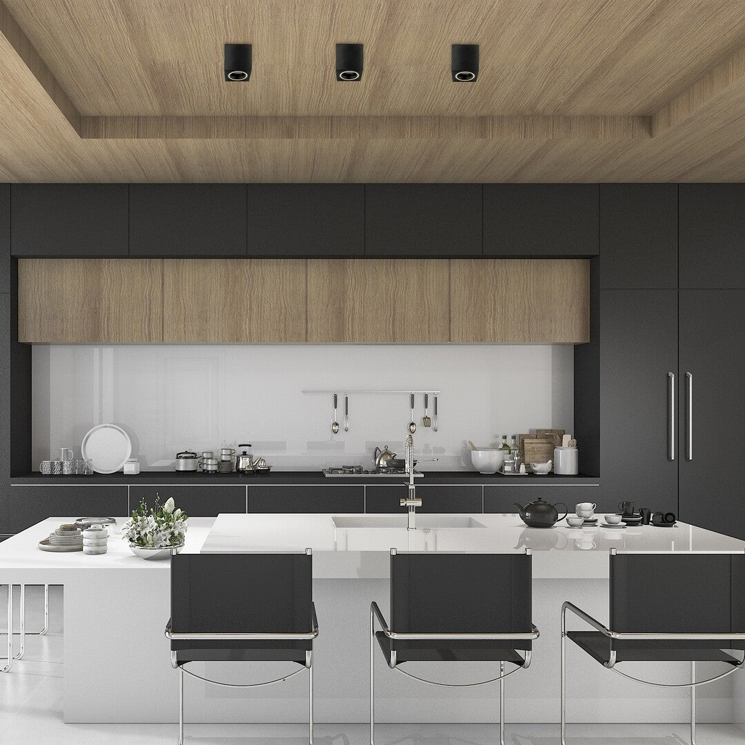 Plafoniera Kobald, negru, 1xGU10, IP20, Rabalux, 71163