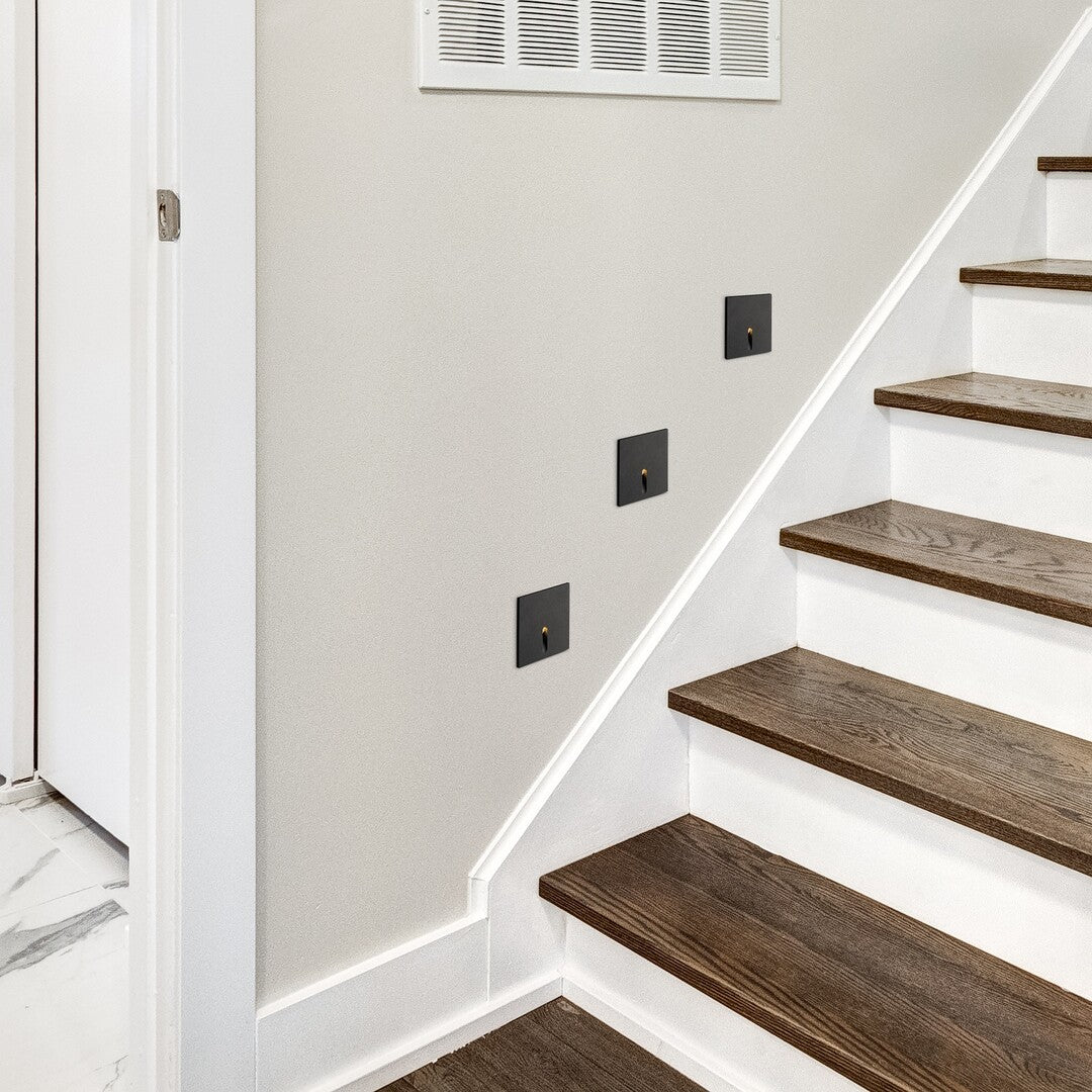 Spot LED incastrat Boven, negru, 3W, 10lm, 3000K, D.6,5cm, IP20, Rabalux, 71171