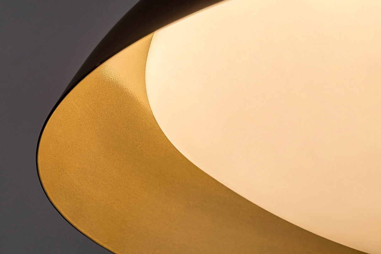 Plafoniera LED Hafsa, negru/auriu, 20W, 1080lm, 3000K, D.30cm, IP20, Rabalux, 71188