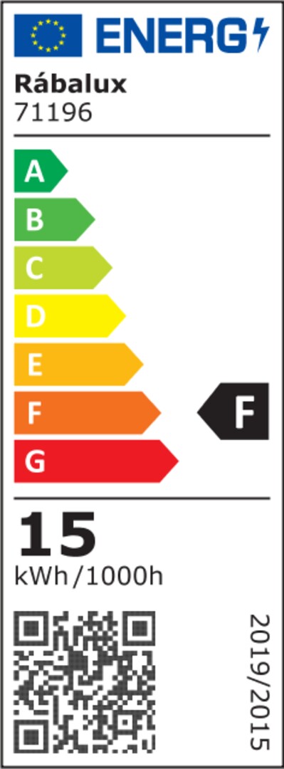 Plafoniera LED Shaun 2, alb, 15W, 1570lm, 4000K, D.16.5cm, IP20, Rabalux, 71196