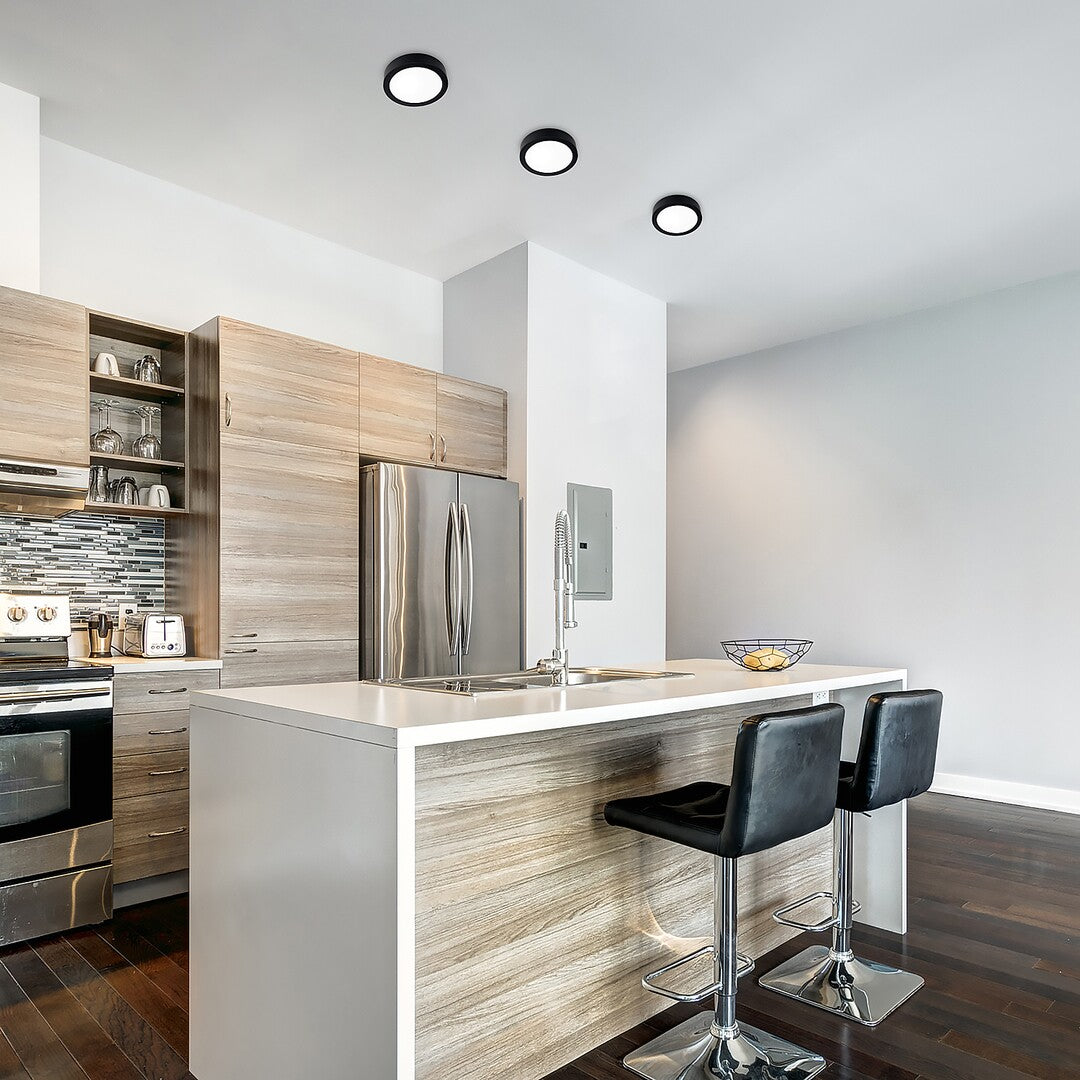 Plafoniera LED Shaun2, negru, 7W, 650lm, 3000K, IP20, Rabalux, 71210