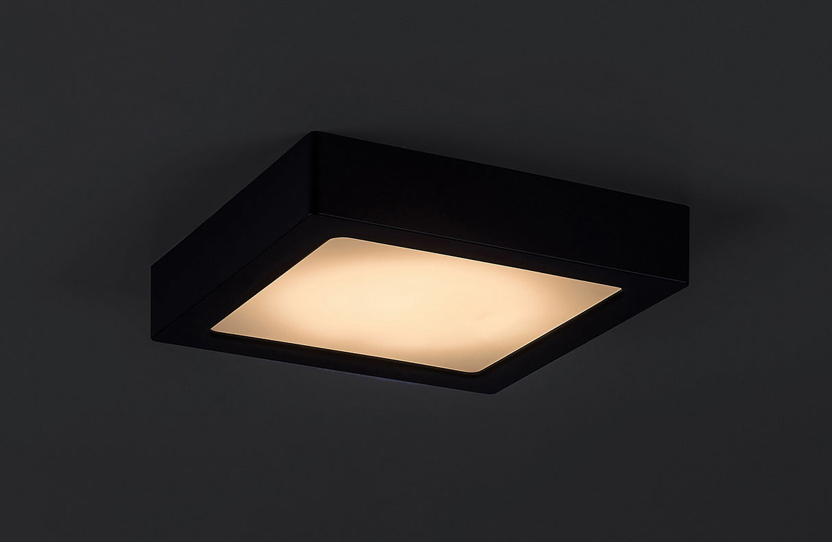 Plafoniera LED Shaun2, negru, 15W, 1450lm, 3000K, IP20, Rabalux, 71214
