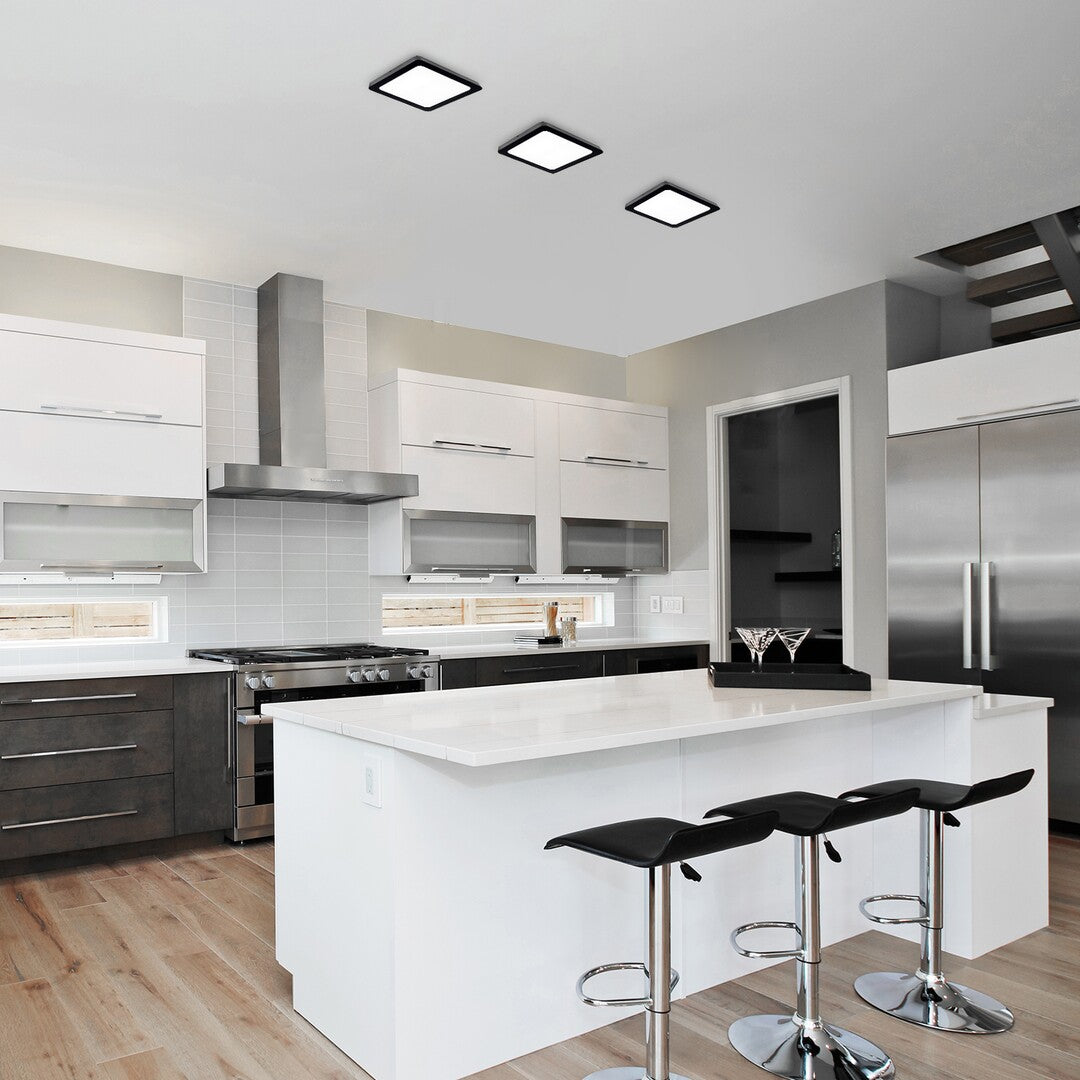 Plafoniera LED Shaun2, negru, 24W, 2400lm, 3000K, IP20, Rabalux, 71215