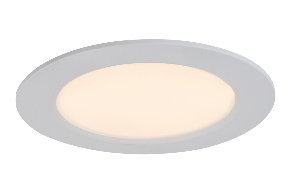 Spot LED incastrat Shaun2, alb, 6W, 470lm, 3000K, D.12cm, IP20, Rabalux, 71217