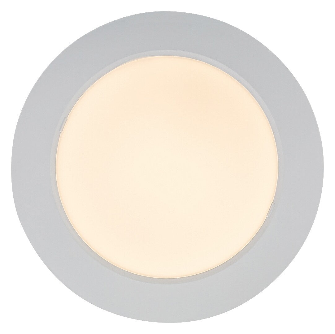 Spot LED incastrat Shaun2, alb, 12W, 830lm, 3000K, D.17cm, IP20, Rabalux, 71218