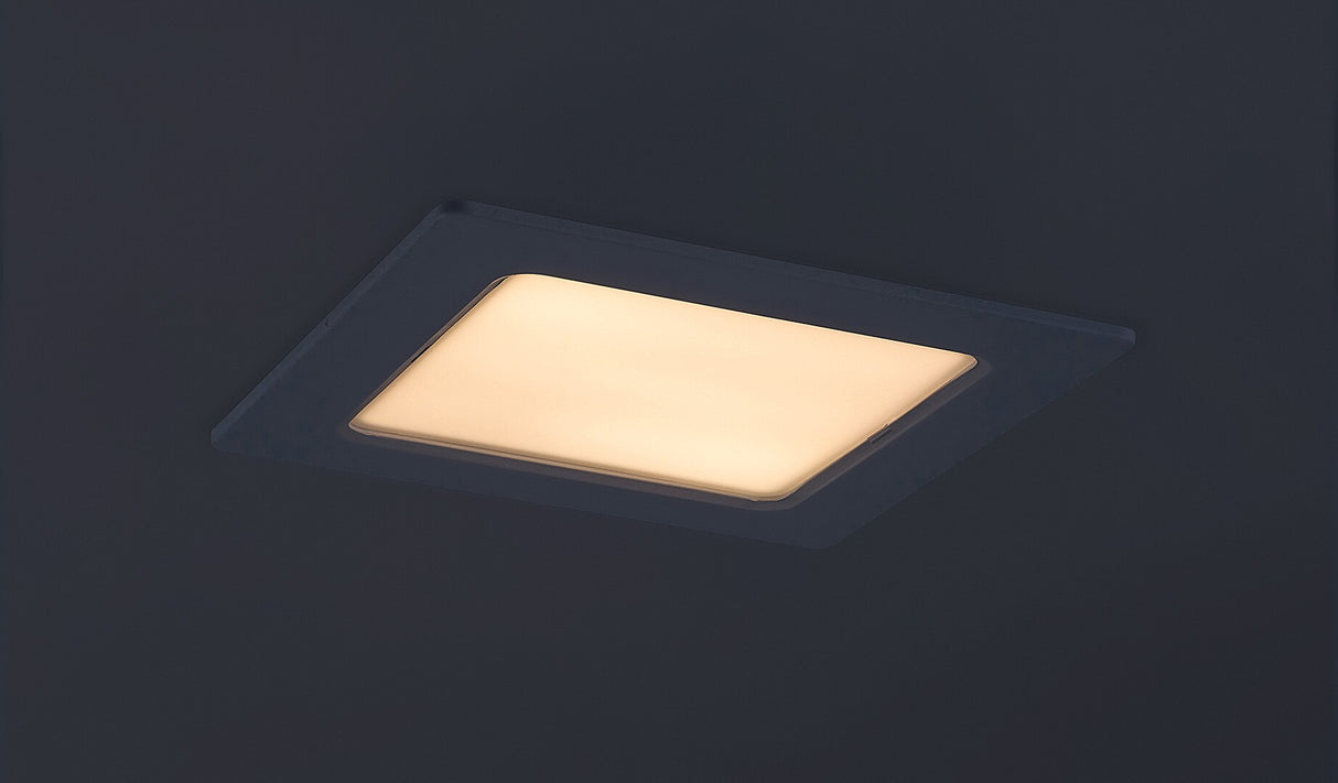 Spot LED incastrat Shaun2, alb, 6W, 470lm, 3000K, D.12cm, IP20, Rabalux, 71221