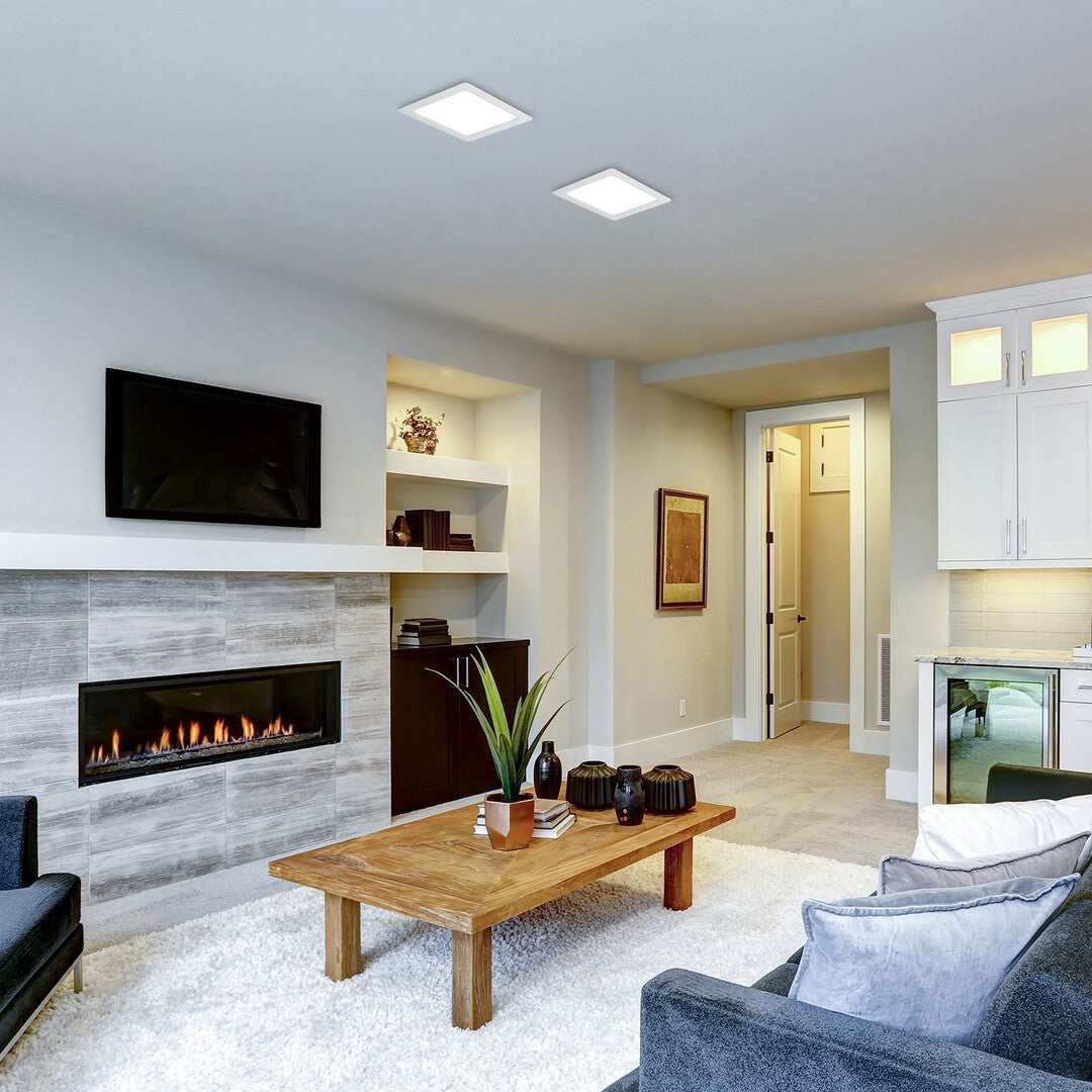 Spot LED incastrat Shaun2, alb, 6W, 470lm, 3000K, D.12cm, IP20, Rabalux, 71221