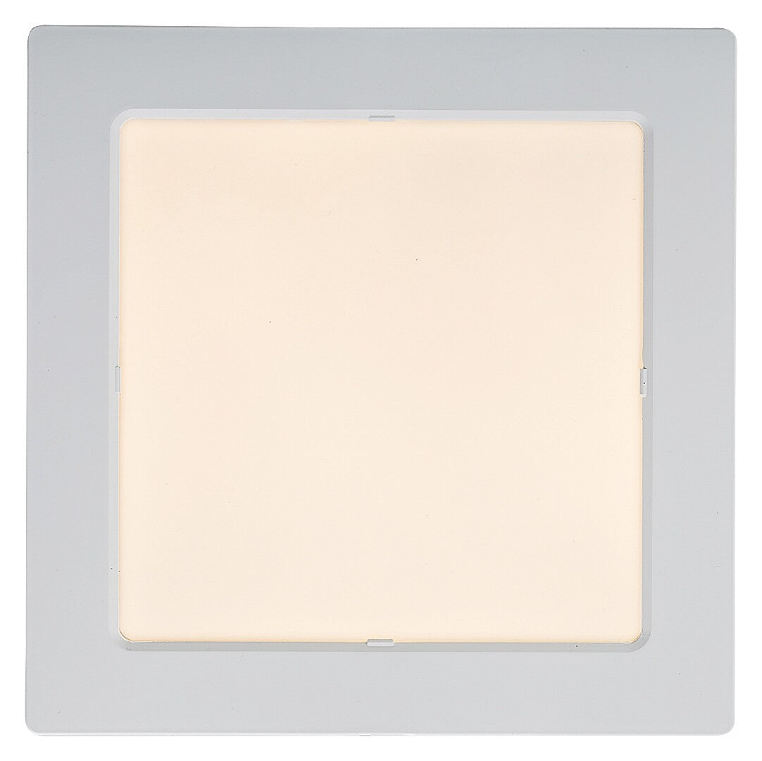 Spot LED incastrat Shaun2, alb, 18W, 1220lm, 3000K, D.22cm, IP20, Rabalux, 71223